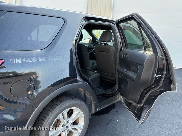 image for item DW7192 2018 Ford Explorer Police Interceptor SUV