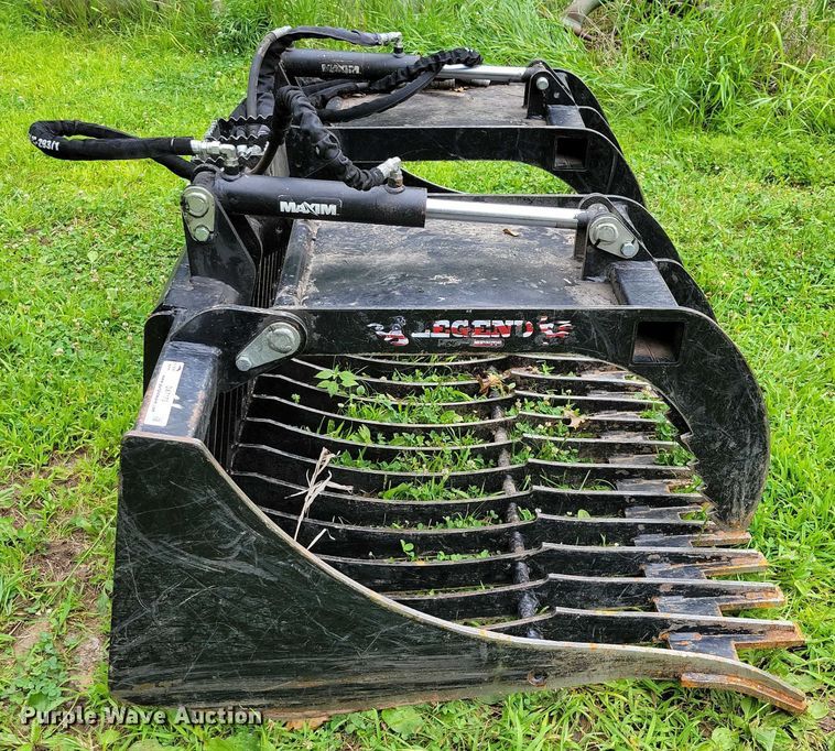 image for item DX7173 Legend skid steer rock grapple bucket