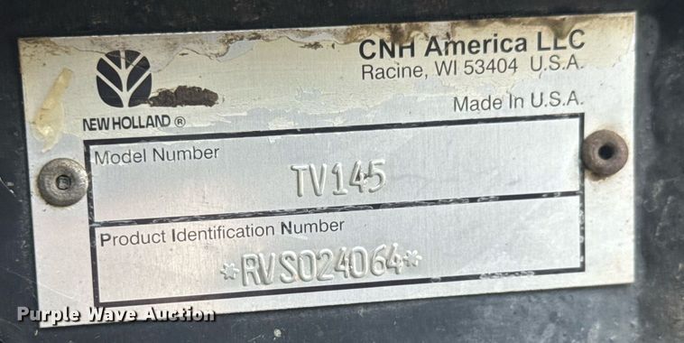 image for item DY0338 2006 New Holland TV145 4WD bi-directional tractor