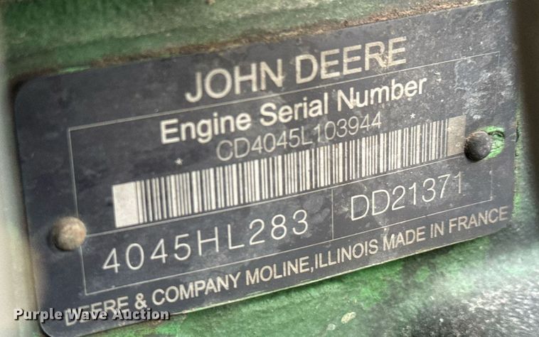 image for item DY0339 2009 John Deere 6330 tractor