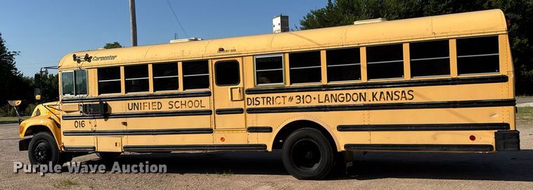image for item DY0380 1995 Ford B800 school bus