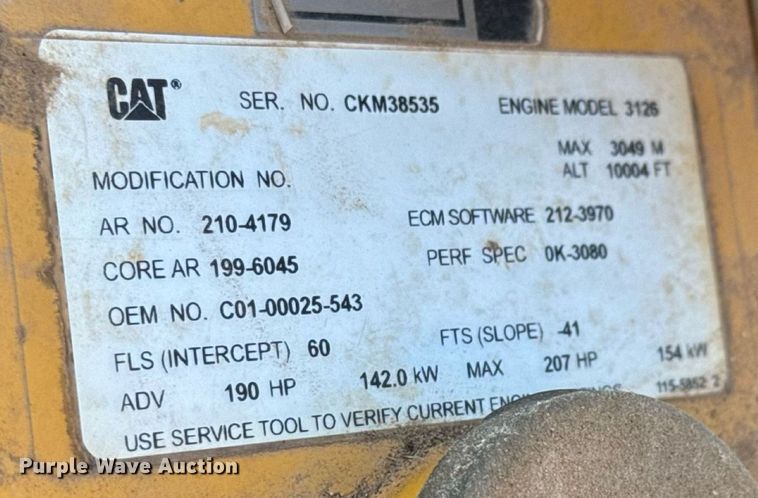 image for item DY0381 2003 Thomas Built school bus