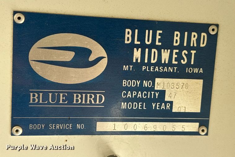 image for item DY0387 2001 Freightliner FS65 school bus