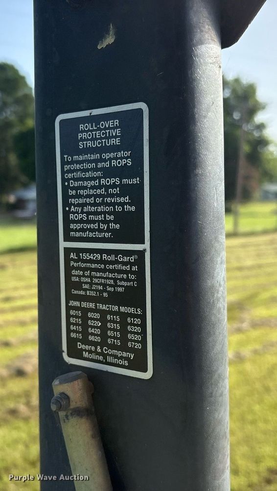 image for item DY0756 2007 John Deere 6415 tractor