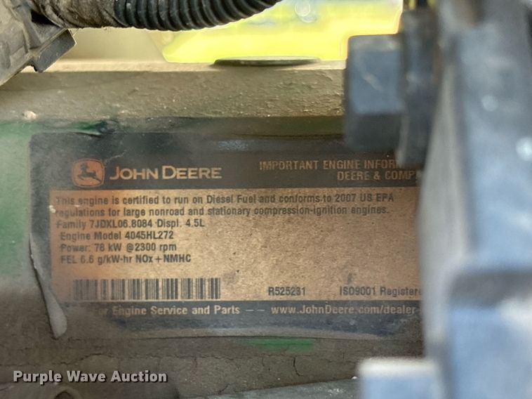 image for item DY0756 2007 John Deere 6415 tractor