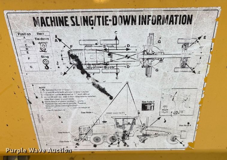 image for item DY0760 2006 Volvo G940 motor grader