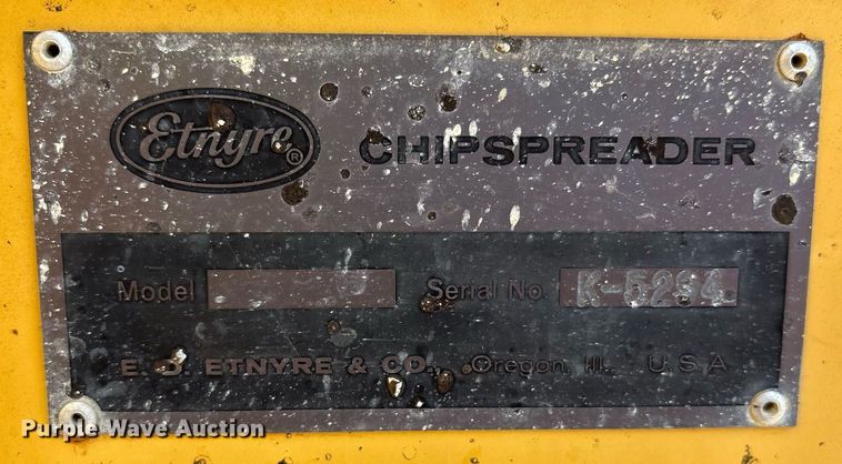 image for item DY0824 Etnyre chip spreader