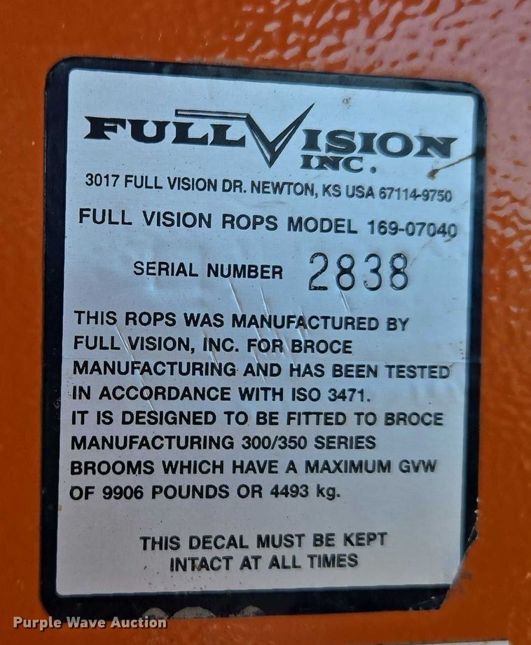 image for item DY0829 Broce RJT350 broom