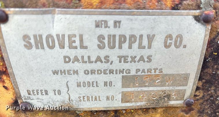 image for item DY0838 Shovel Supply 112W double drum roller