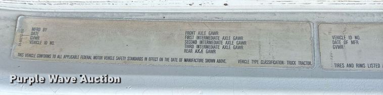 image for item DY0839 1990 Freightliner USF-1E dump truck