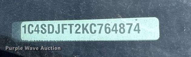 image for item DY0843 2019 Dodge Durango SUV