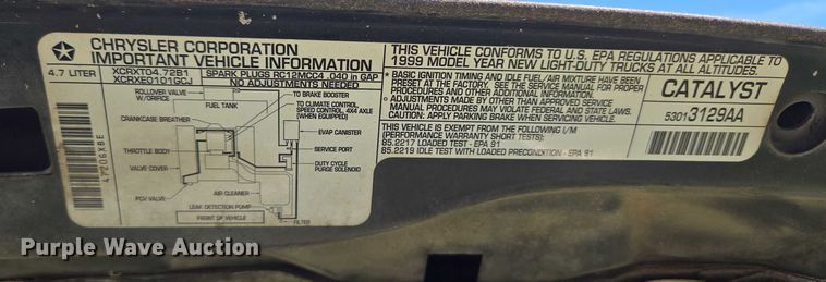 image for item DY0848 1999 Jeep Grand Cherokee SUV