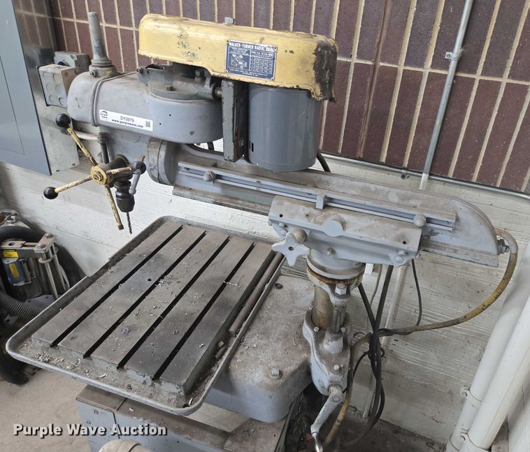 image for item DY0979 Walker Turner Radial drill press