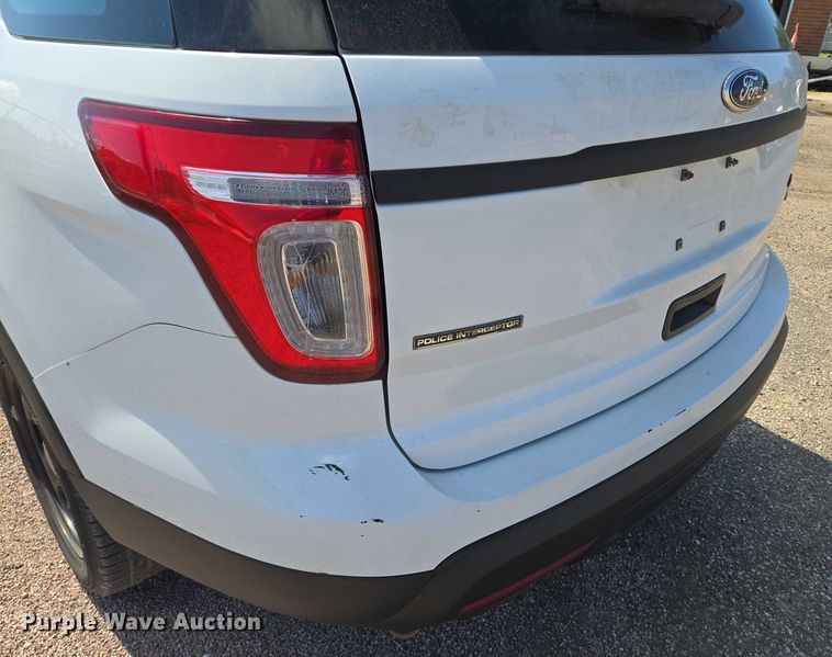 image for item DY0985 2015 Ford Explorer Police Interceptor SUV