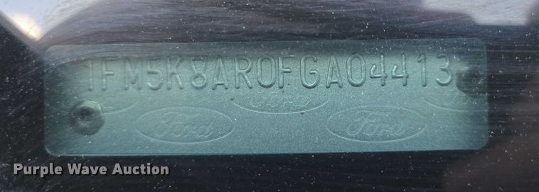 image for item DY0985 2015 Ford Explorer Police Interceptor SUV