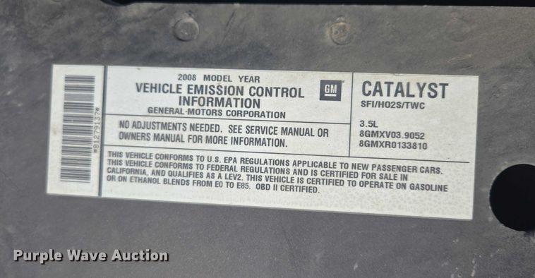 image for item DY0991 2008 Chevrolet Impala 