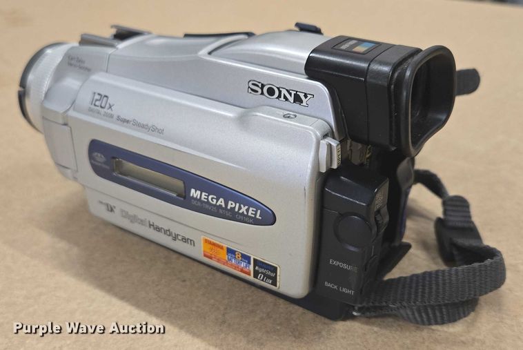image for item DY0999 Sony 120x digital video camera 