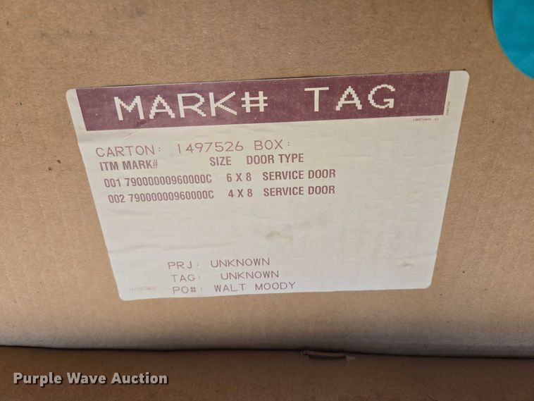 image for item DY1007 Cookson roll up door