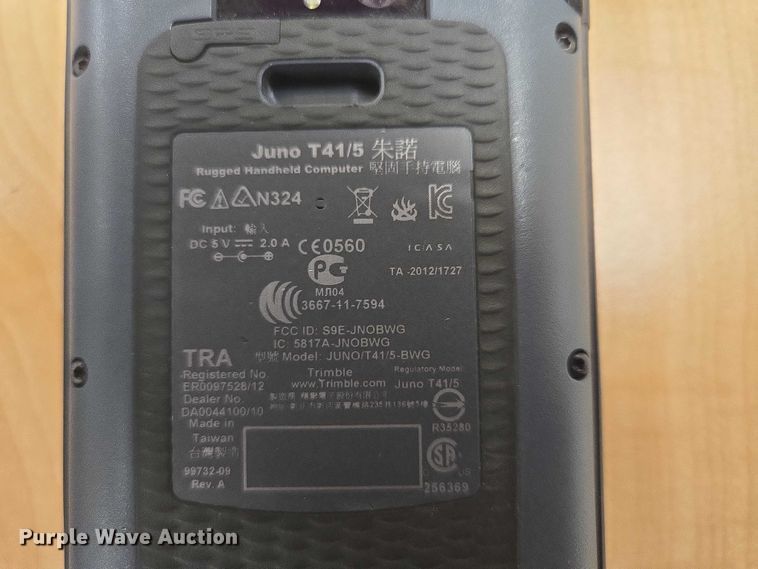 image for item DY1012 (16) Trimble Juno GPS systems