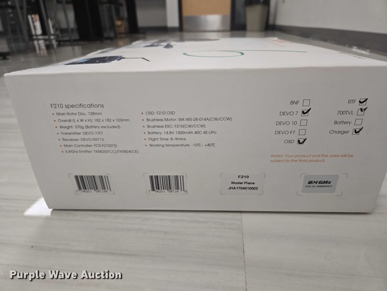 image for item DY1018 Walkera F210 drone