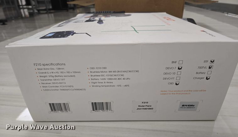 image for item DY1019 Walkera F210 drone