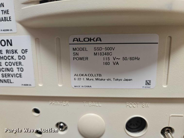 image for item DY1020 Aloka SSD-500V ultrasound machine