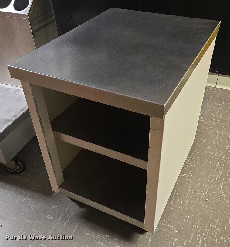 image for item DY1035 (3) stainless steel carts