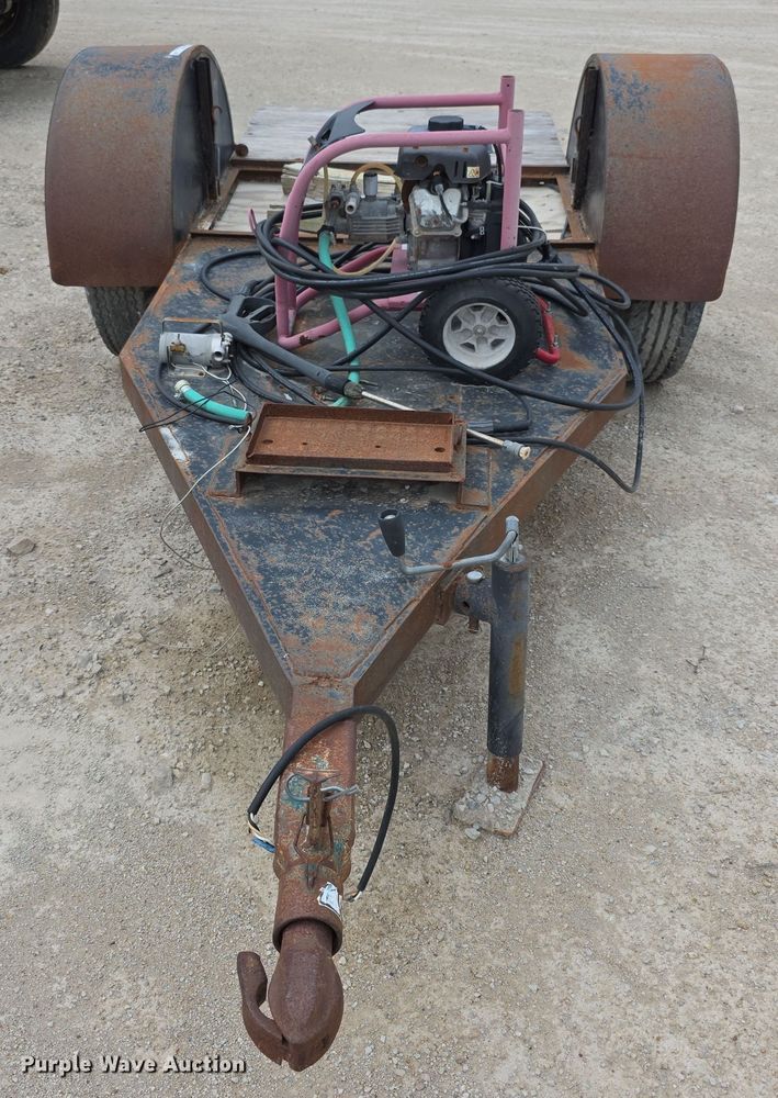 image for item DZ6007 Shop built power washing trailer