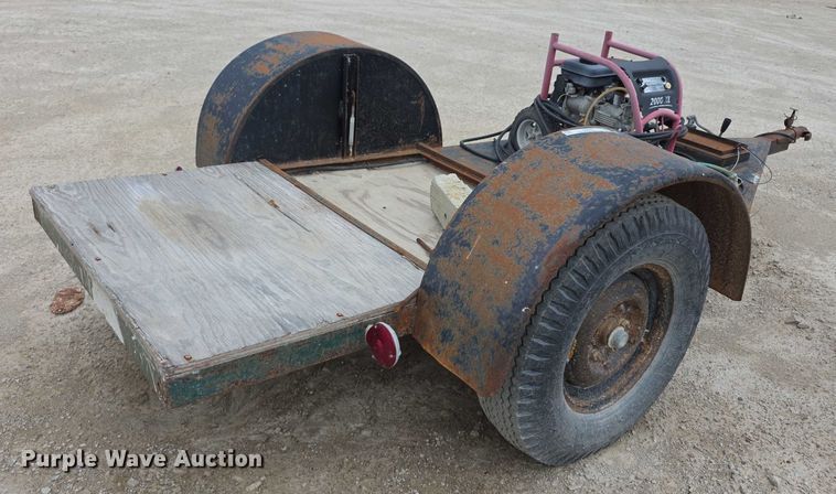 image for item DZ6007 Shop built power washing trailer