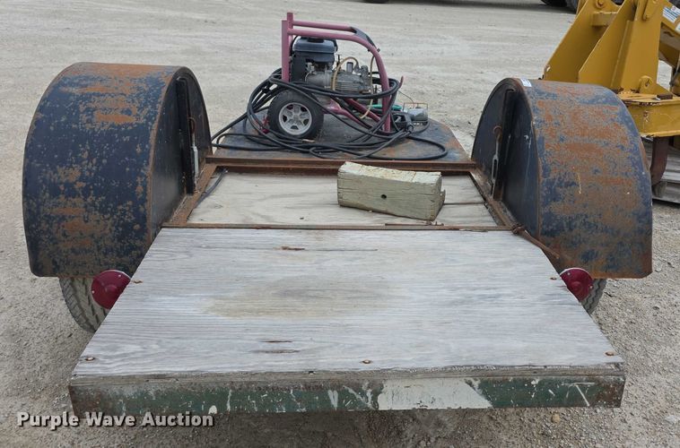 image for item DZ6007 Shop built power washing trailer