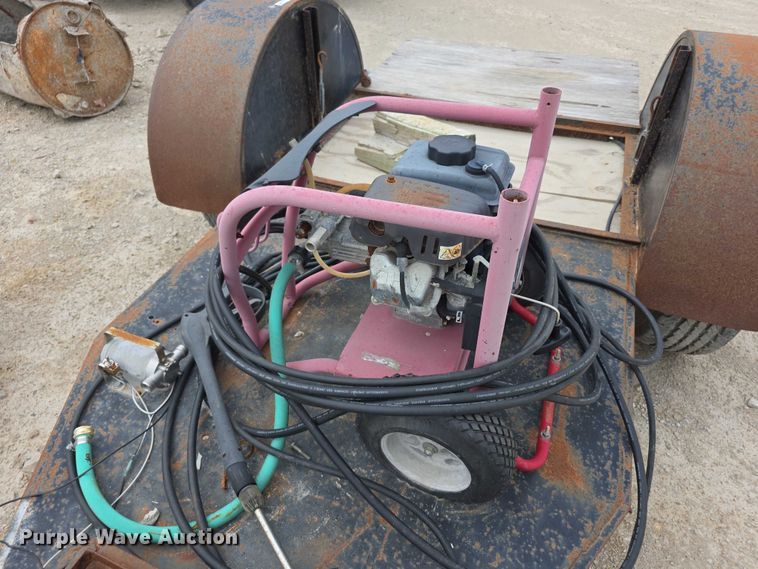 image for item DZ6007 Shop built power washing trailer