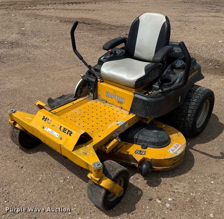 image for item DZ8712 2016 Hustler Raptor SD ZTR lawn mower