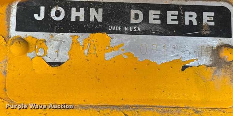 image for item DZ8724 1980 John Deere 670A motor grader