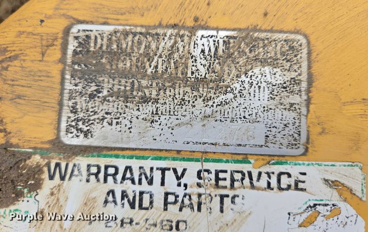 image for item EB0977 Diamond Mowers side boom saw