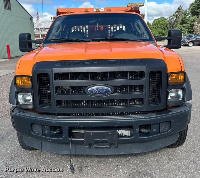 image for item EB2771 2009 Ford F450 Super Duty XL Crew Cab dump truck