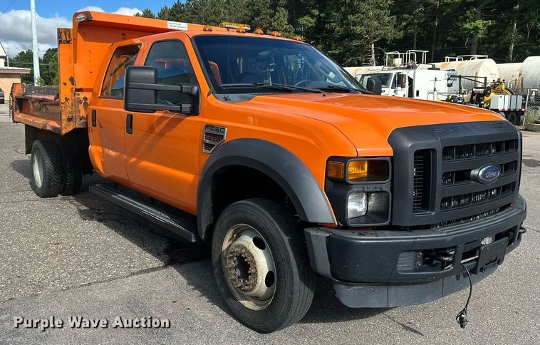 image for item EB2771 2009 Ford F450 Super Duty XL Crew Cab dump truck