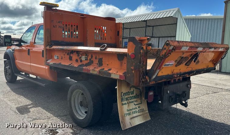 image for item EB2771 2009 Ford F450 Super Duty XL Crew Cab dump truck