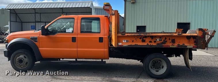 image for item EB2771 2009 Ford F450 Super Duty XL Crew Cab dump truck