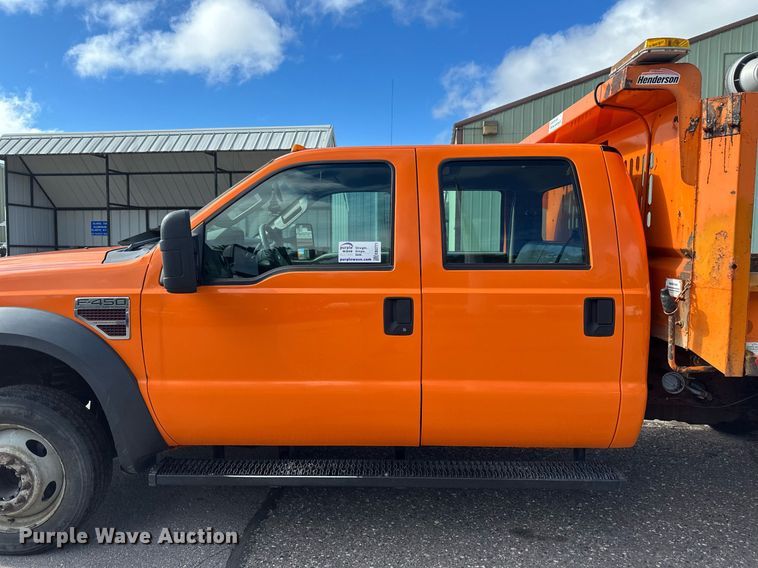 image for item EB2771 2009 Ford F450 Super Duty XL Crew Cab dump truck