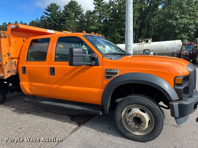image for item EB2771 2009 Ford F450 Super Duty XL Crew Cab dump truck