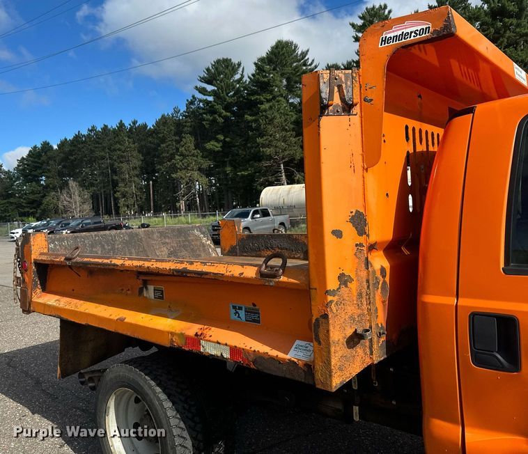 image for item EB2771 2009 Ford F450 Super Duty XL Crew Cab dump truck
