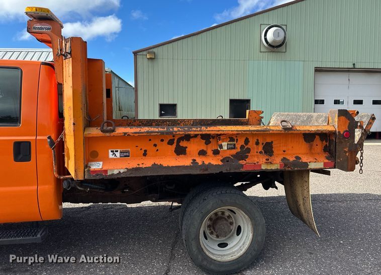 image for item EB2771 2009 Ford F450 Super Duty XL Crew Cab dump truck
