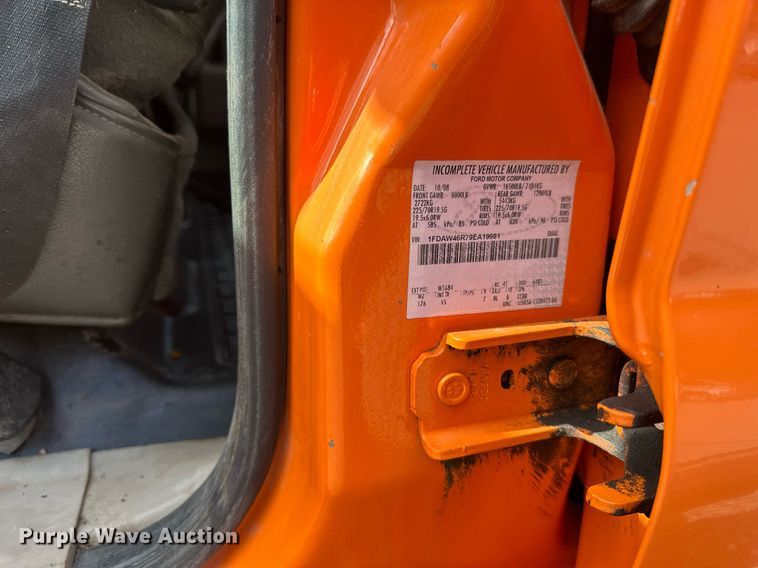 image for item EB2771 2009 Ford F450 Super Duty XL Crew Cab dump truck