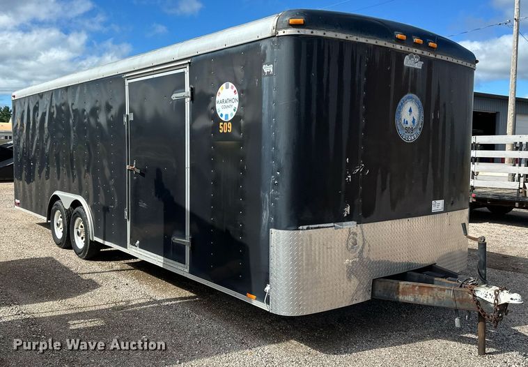 image for item EB2772 2002 Forest River enclosed cargo trailer