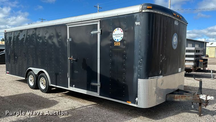 image for item EB2772 2002 Forest River enclosed cargo trailer