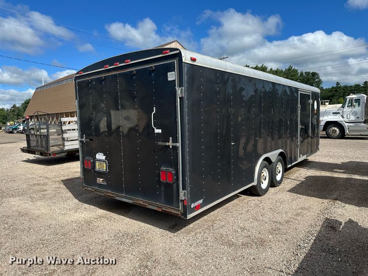 image for item EB2772 2002 Forest River enclosed cargo trailer