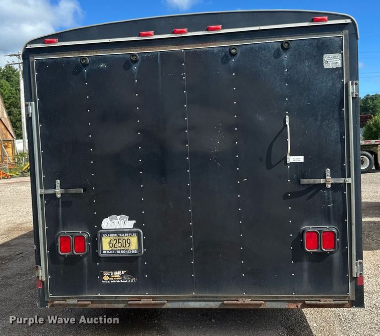 image for item EB2772 2002 Forest River enclosed cargo trailer