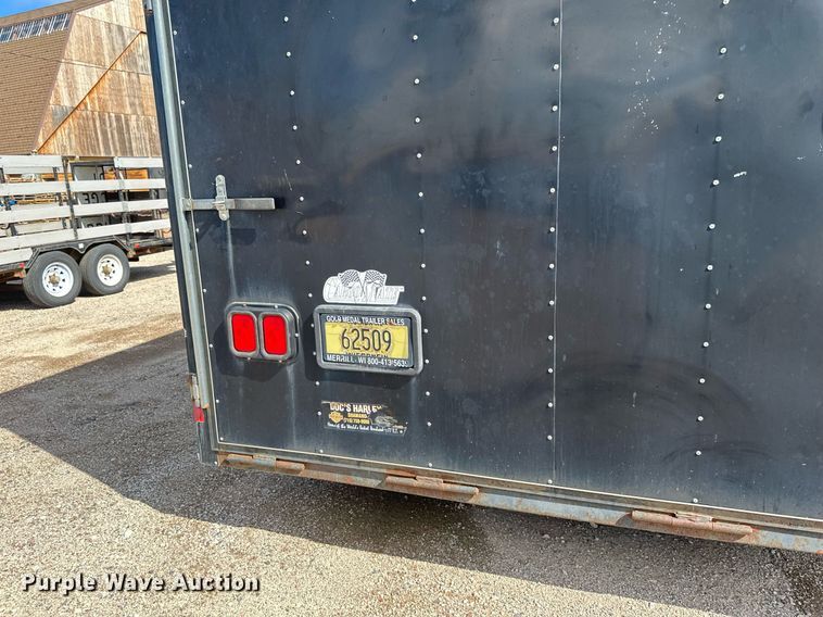 image for item EB2772 2002 Forest River enclosed cargo trailer