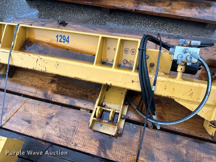 image for item EB2778 wheel loader snow plow
