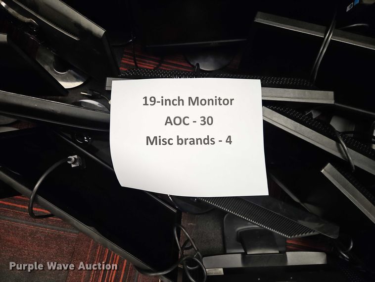 image for item EB8153 Approximately 241 computer monitors